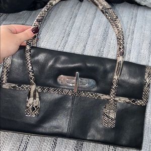 snake skin purse